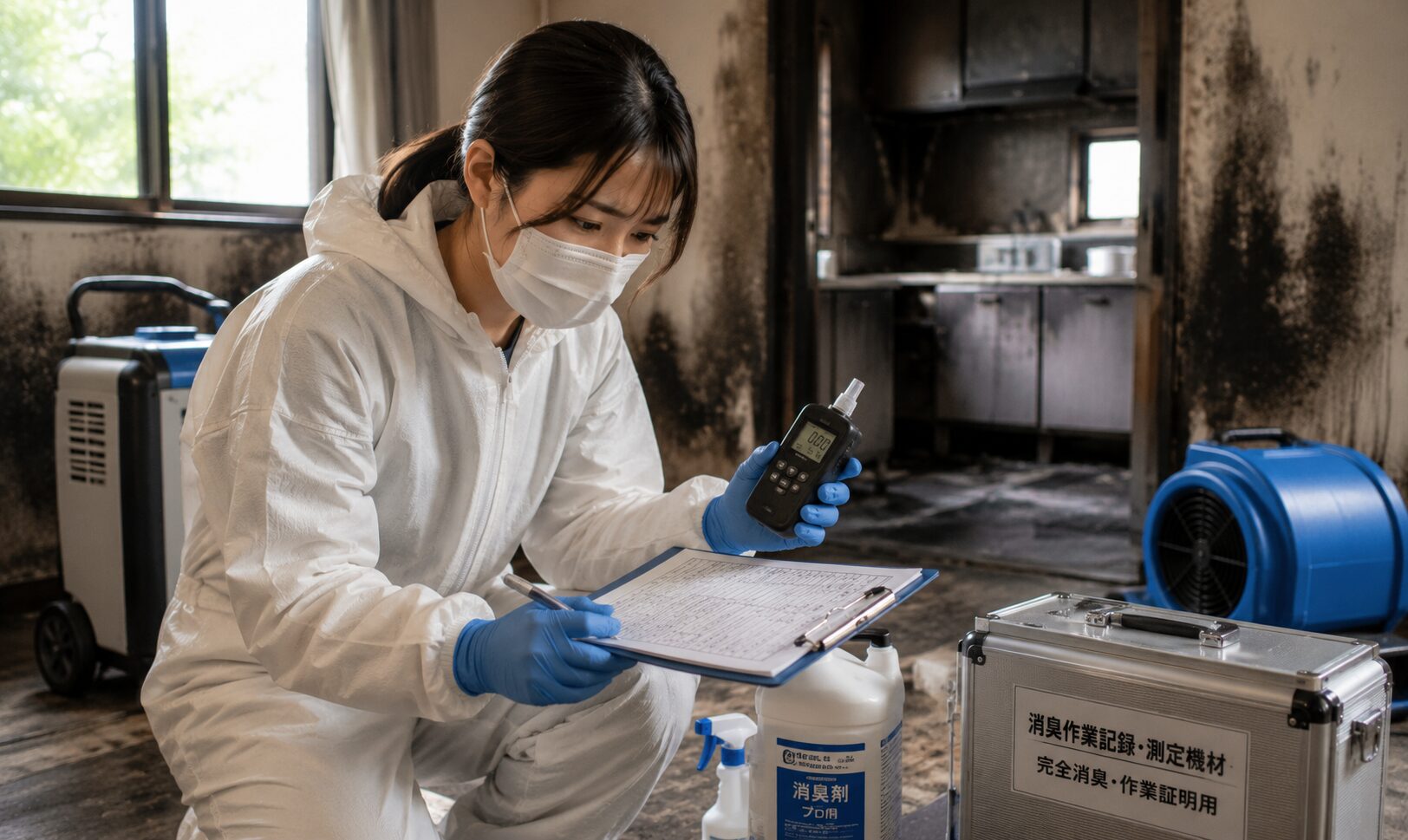 特殊清掃の臭い戻りを防ぐ！完全消臭を証明する判定基準